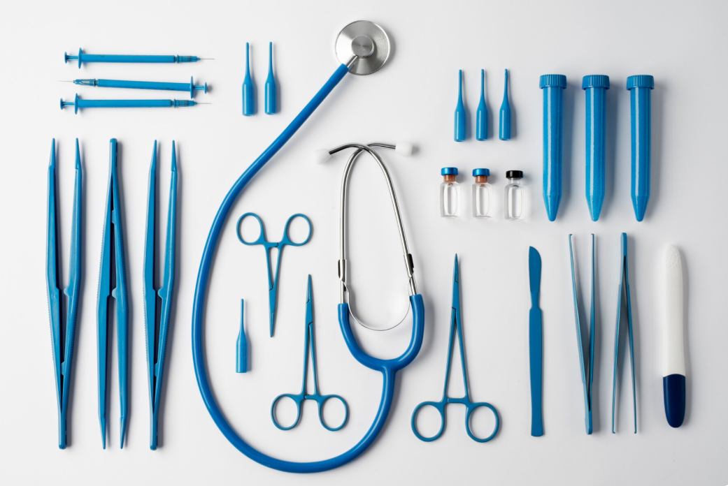 Still life of medical tools